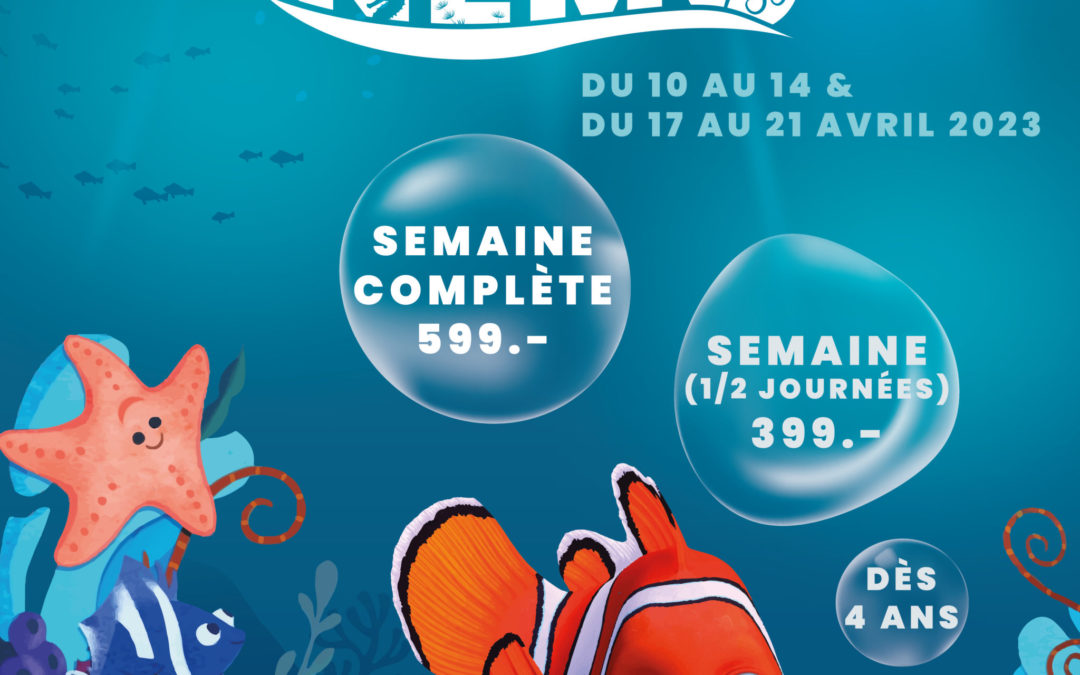 STAGE VACANCES DE PÂQUES 🐠